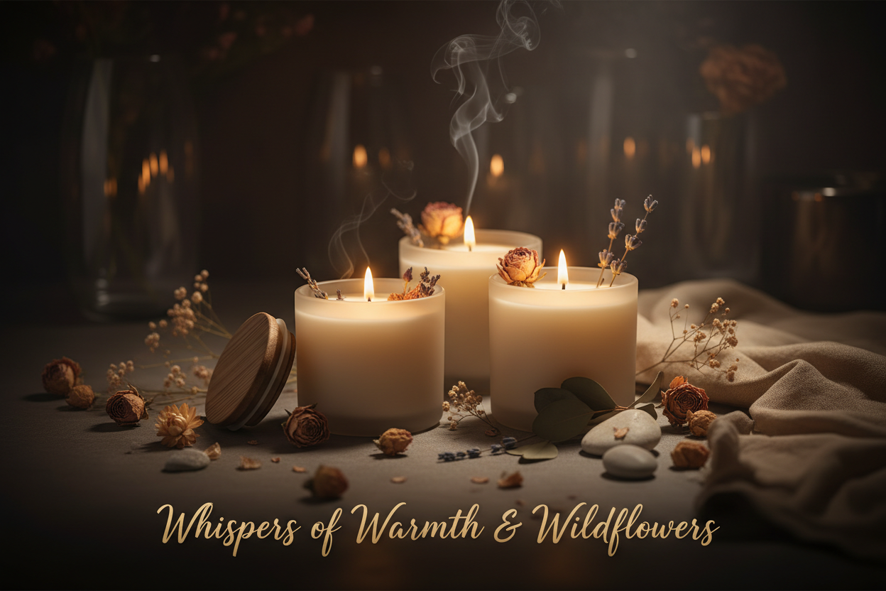 Moody Botanical Candle Banner